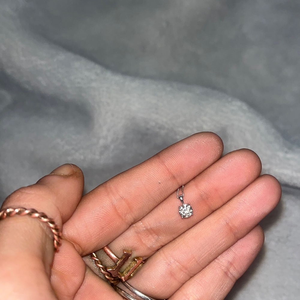 White Gold .5 carat diamond worn lightly original price- $1,879